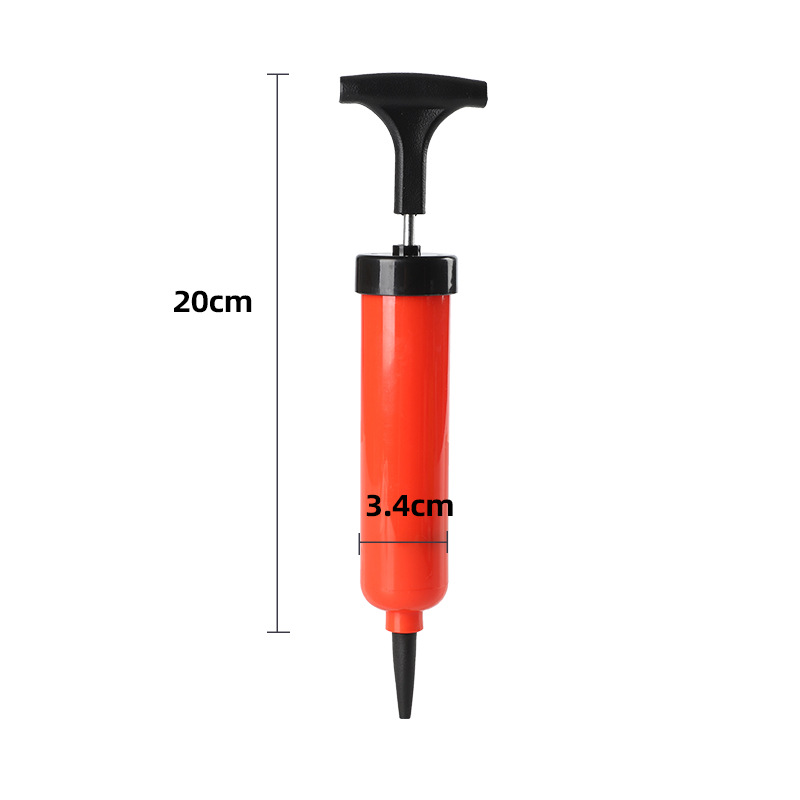 8 inch manual inflator basketball football inflator portable air pump children's toy inflator
