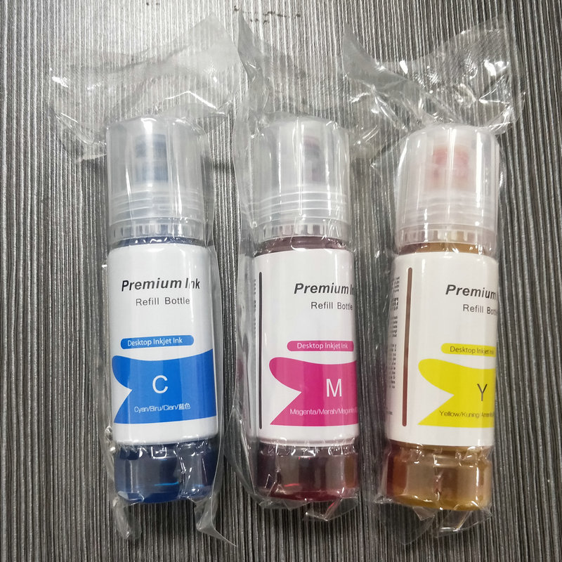 [Factory wholesale] suitable for 003 printer filled with ink 70ml bottled color box packaging with large capacity