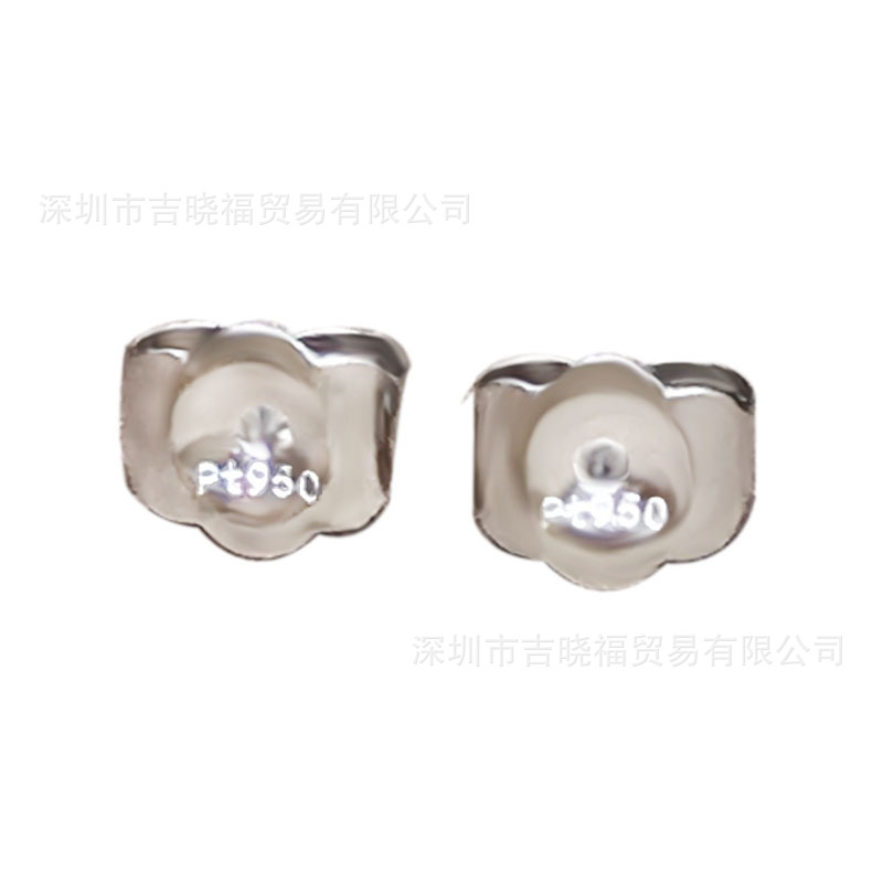 PT950 Ear Plug Earplugs Platinum 950 Accessories Platinum Earrings Accessories Ear Clips