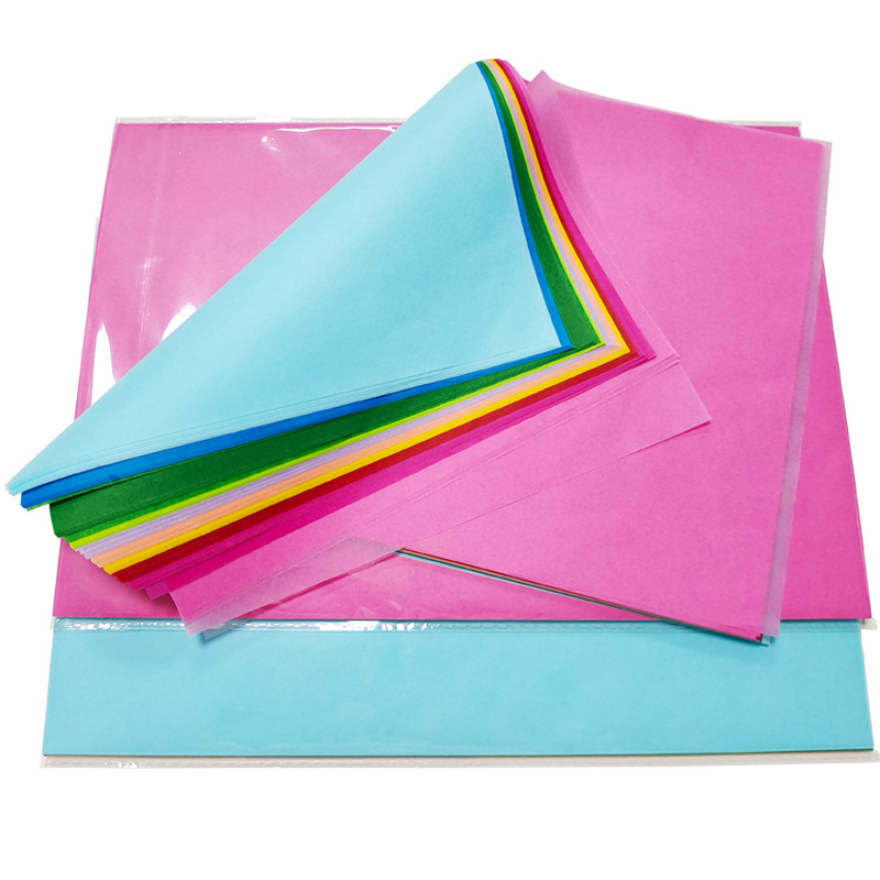 Manufacturers supply a large number of 15g Tissue Paper 17g color copy Paper with uniform color in stock