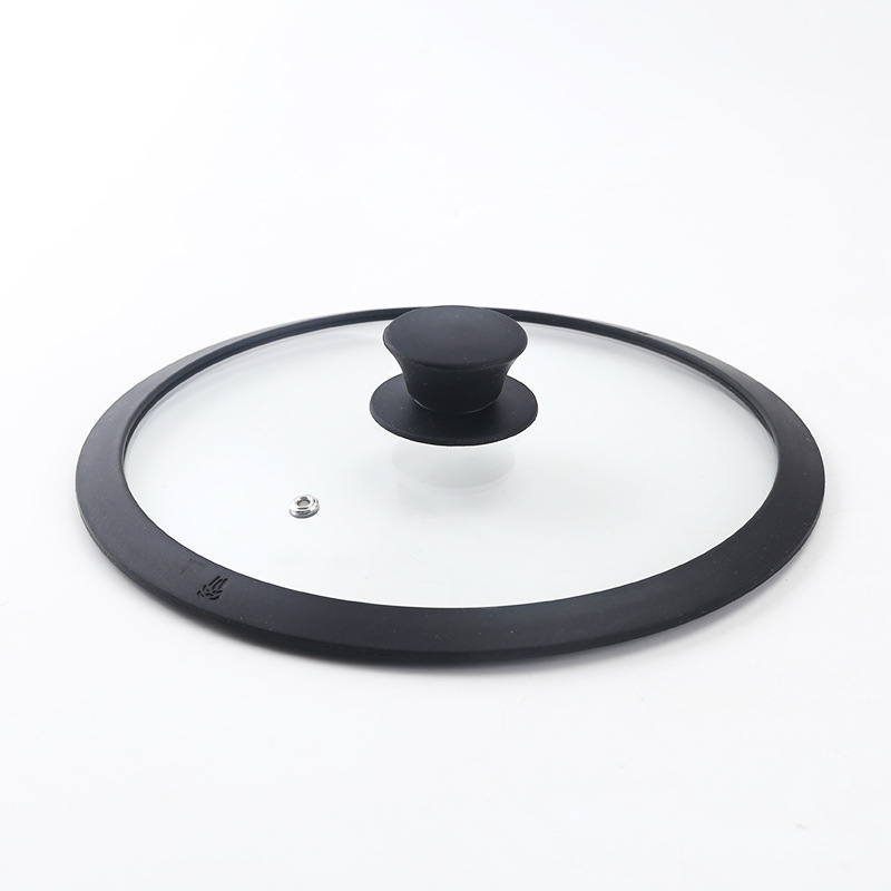 Крышка G-образной формы с двойным отверстием, повышенная, прозрачная, из закаленного стекла, защитная от брызг и взрывов