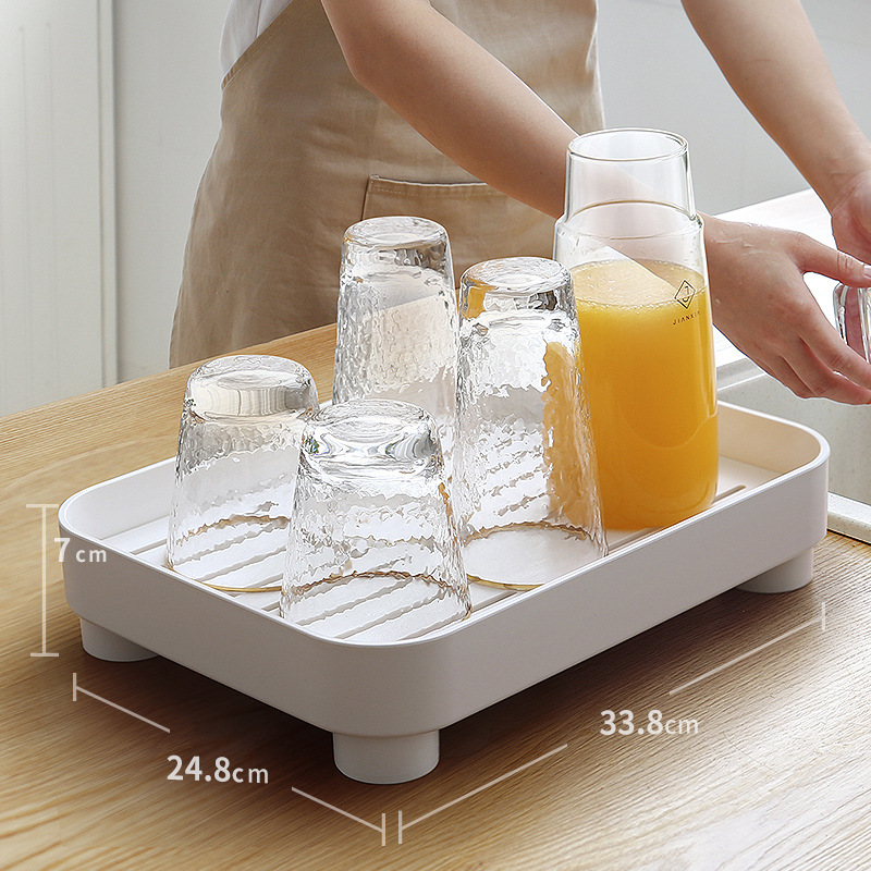 Чайный поднос домашний поднос доступный роскошный современный дренажный маленький чайный набор изысканный простой японский стиль скандинавский чайный поднос для гостиной