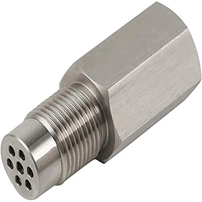 Cross-Border Automotive Modification Parts 180-Degree Oxygen Sensor Stainless Steel Extension Adapter
