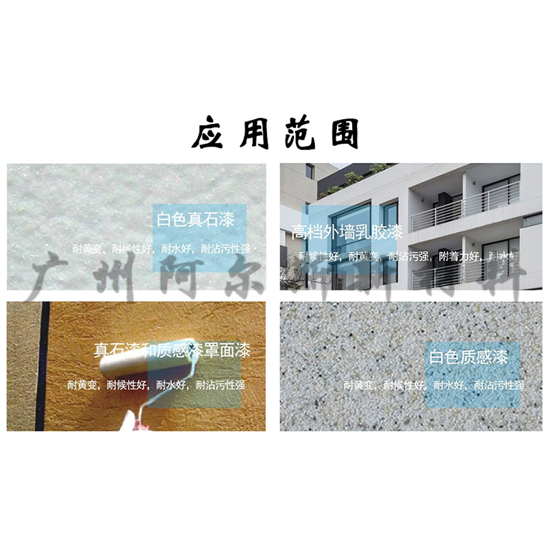 Silicone Acrylic Emulsion for Interior and Exterior Walls, Universal Weather-Resistant and Waterproof Acrylic, Scrub-Resistant and Weather-Resistant Real Stone Paint Topcoat, Water-Based Varnish