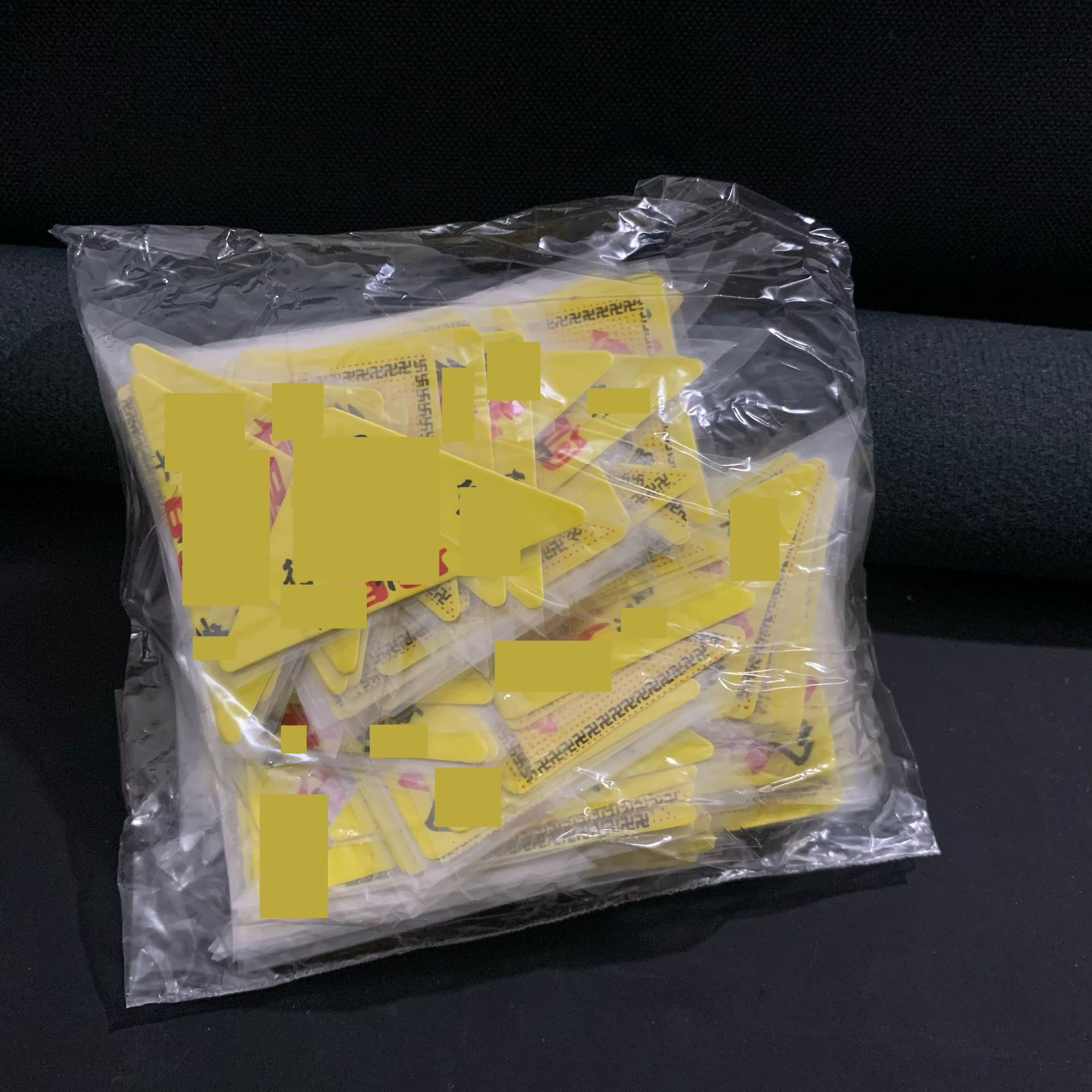 Plastic Triangle Card Printing Triangle Various Patterns Paper Plastic Triangle Card