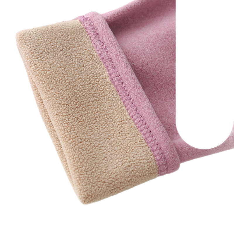 Manufacturer's Women's Thickened Lamb Wool Thermal Pants, Base Layer Leggings, Winter Fleece-Lined Camel Wool Pants, Wholesale Fleece-Lined and Thickened