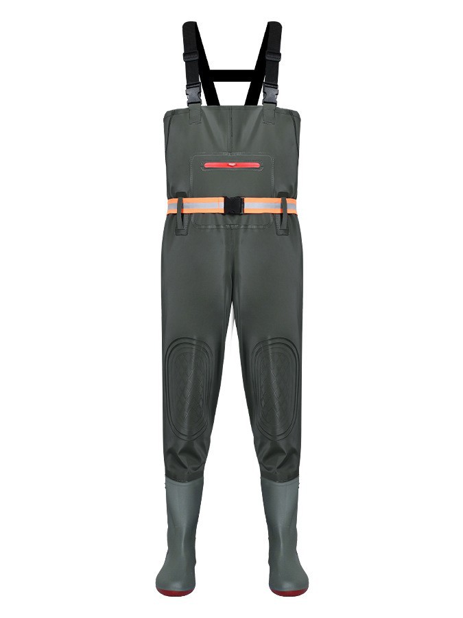 Water Pants Thickened Wear-resistant Rain Pants Water Pants Half-length Waterproof Fishing Clothes Water Shoes
