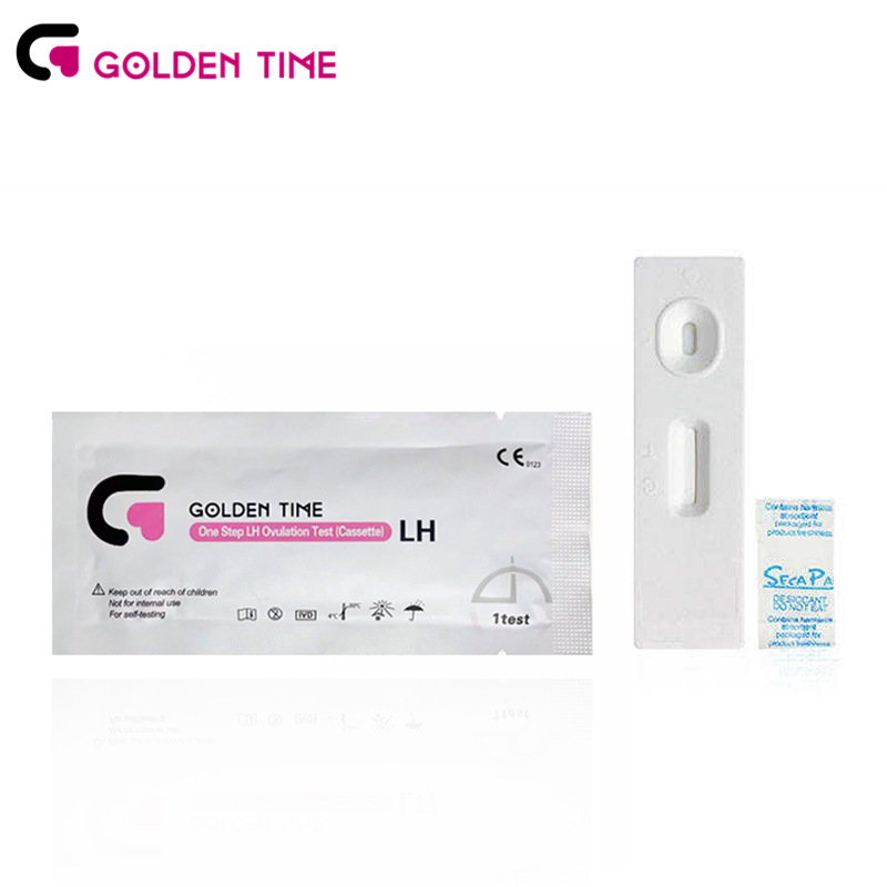 Source Manufacturer of Golden Time Ovulation Lh Test Kits for Pregnancy Preparation, Ce Certified, Supports Cross-Border Export