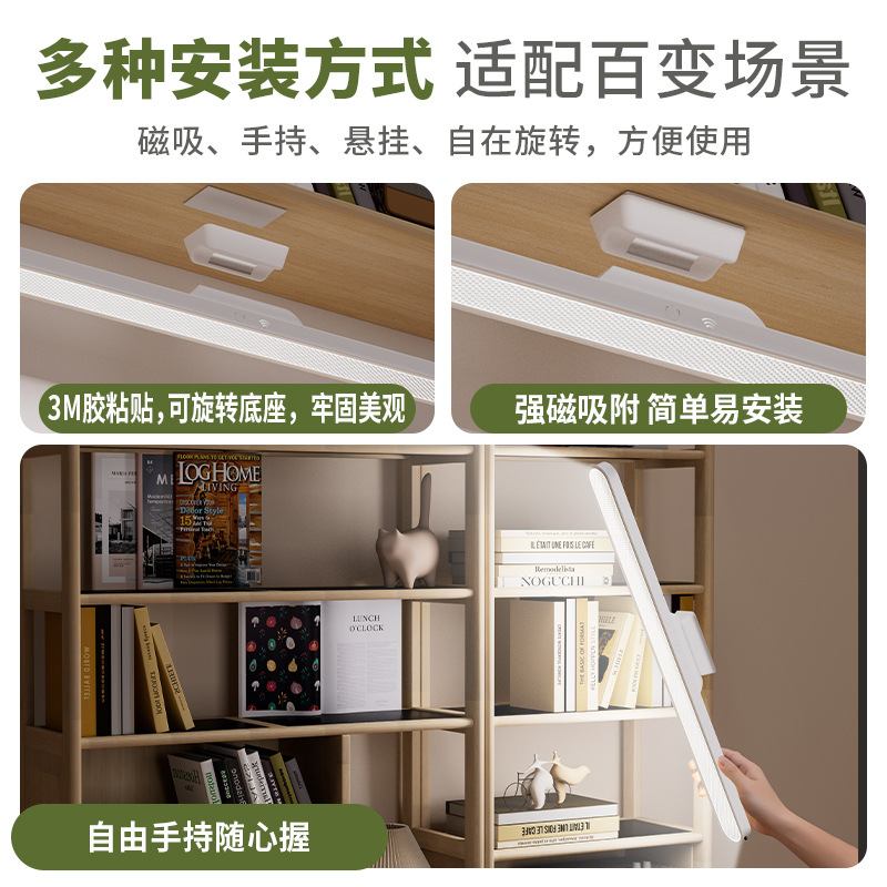 Creative Led Eye Protection Desk Lamp Rechargeable Cool Lamp Dormitory Study Special Bedside Reading Student Gift Small Desk Lamp