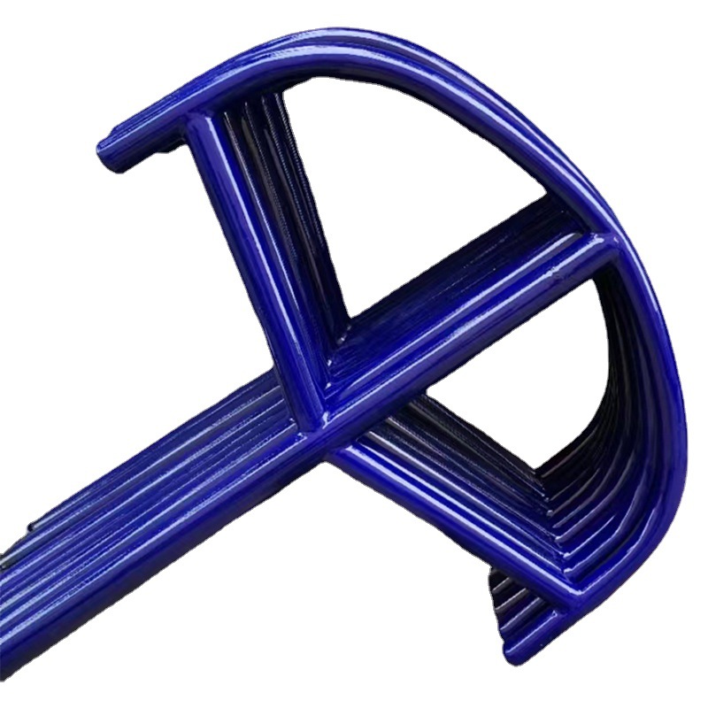 Enamel agitator glass-lined paddle anchor frame agitator chemical reactor axial flow stirring rod