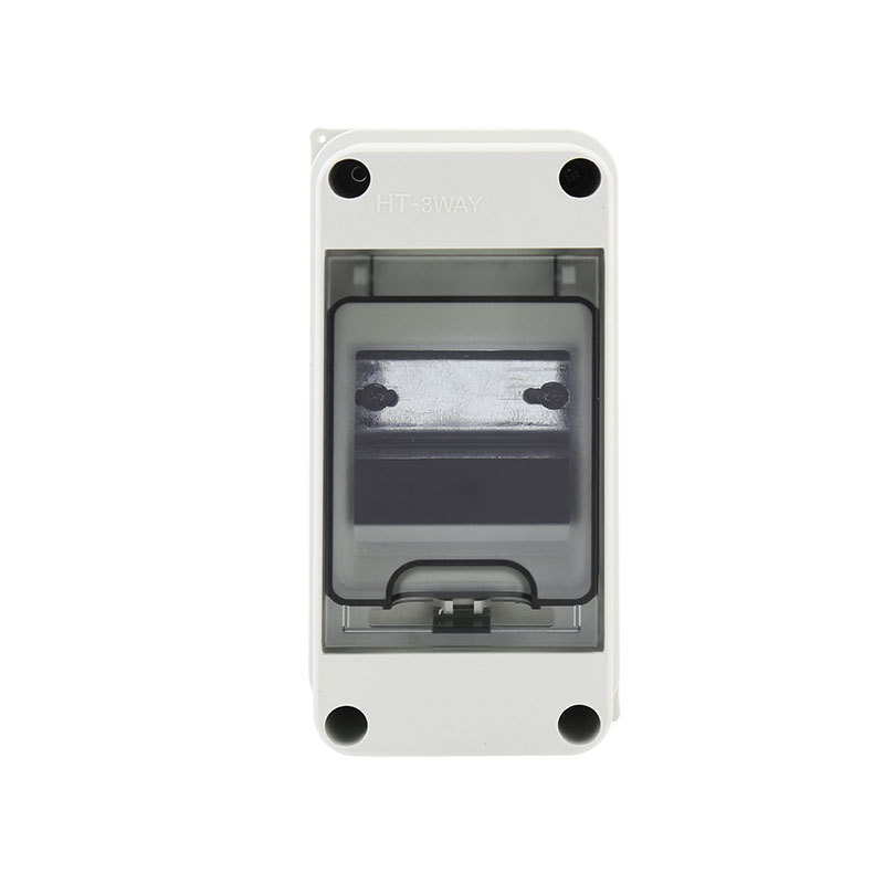 Outdoor Distribution Box with Ip65 Protection Rating, Surface-Mounted White Ht-3 Circuit Waterproof Charging Pile Protection Box
