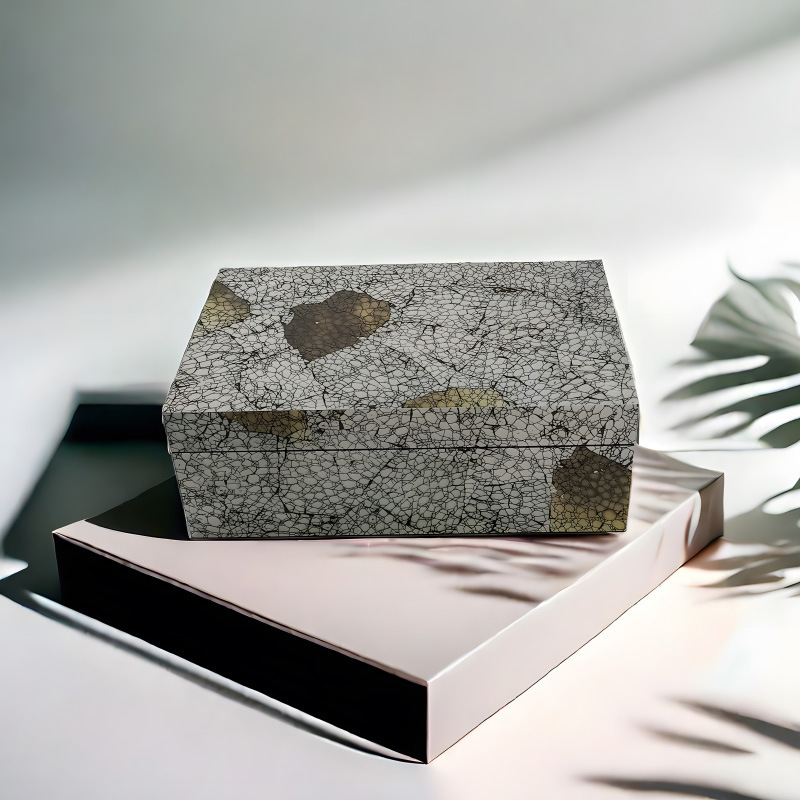 New Chinese Style Model Room Sales Office Hotel Club Soft Decorations Ornaments Wooden Lacquerware Jewelry Box Storage Box