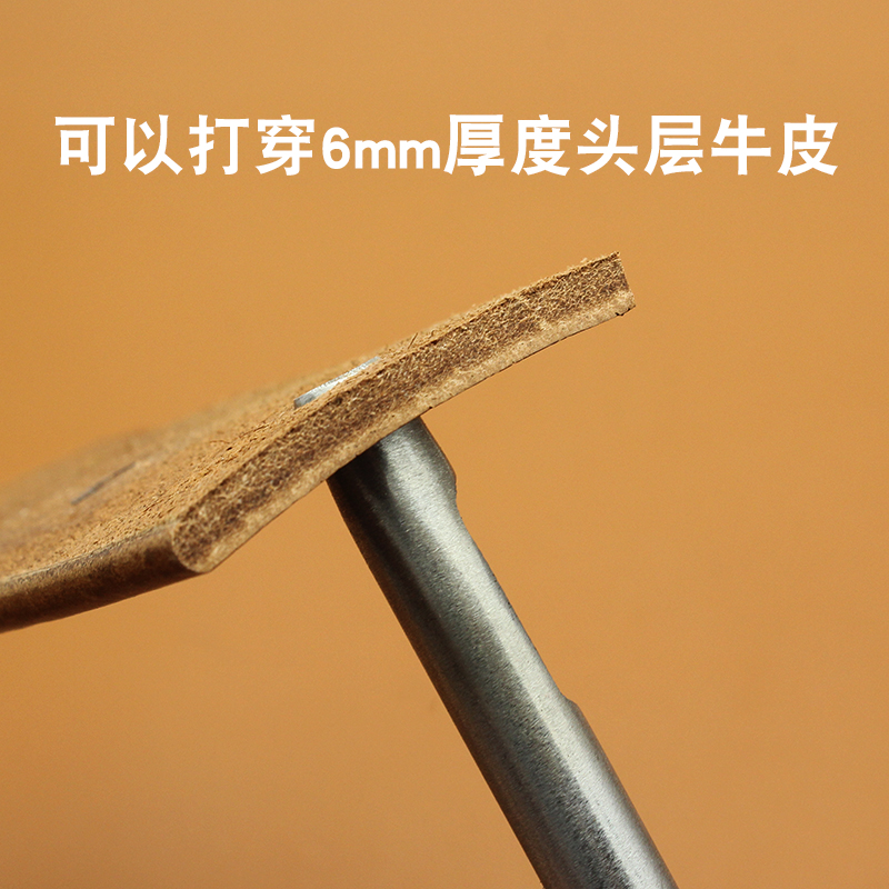 Oval Punching Rounded Round Shape Flat Punching Belt Punching DIY Handmade Leather Belt Punching Hole Puncher Eye Opening Round Punching Grate