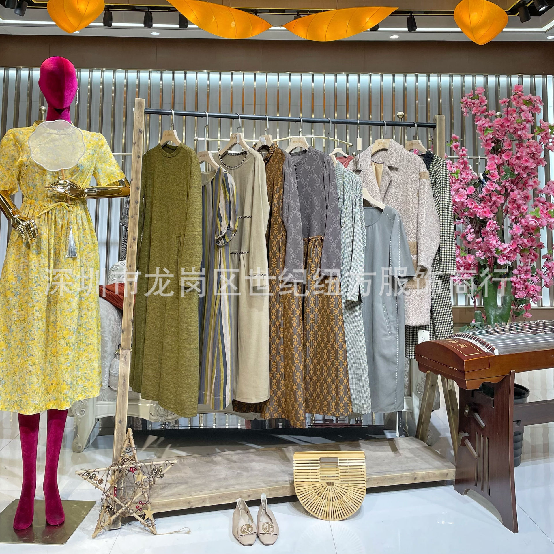 High-End Designer Brand Clearance Women's Cotton and Linen Simple Fashion Cut Label Unique Physical Store Live Supply Wholesale