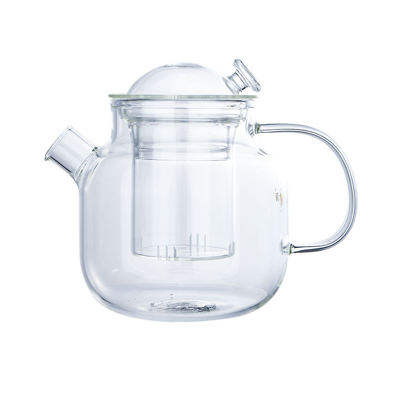 Glass Teapot household teapot tea boiling teapot heat-resistant large capacity boiling kettle flower teapot heat-resistant teapot