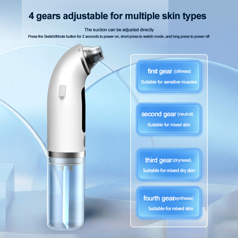Cross-Border Small Bubble Household Beauty Instrument Electric Cleansing, Lifting Pores, Cleaning Blackheads, Removing Artifact Wholesale