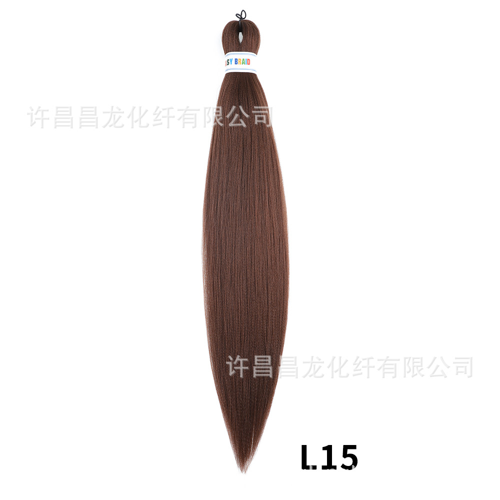New Color Low Temperature Flame Retardant Fluffy Big Braid Low Temperature Styling Wig Wholesale 26 Inches 90Gez Braid Hair