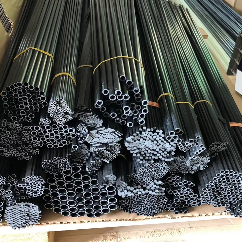 Spot Carbon Fiber Tube Hollow Sports Equipment Composite Material High Strength Building Materials Drone Accessories Square Carbon Tube