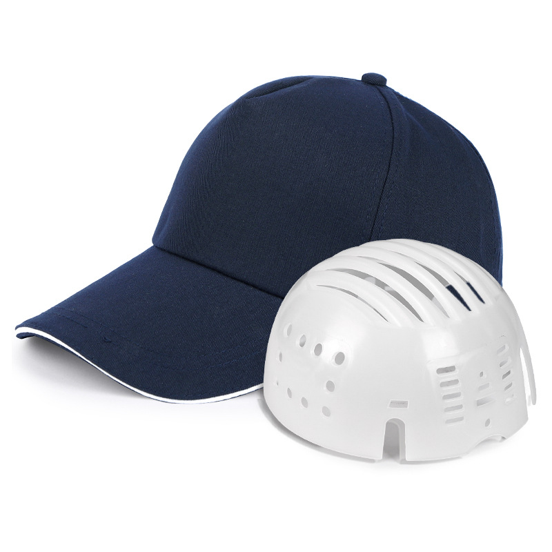 Duck tongue light safety helmet summer breathable workshop anti-collision cap PE inner shell baseball work cap factory protective cloth cap