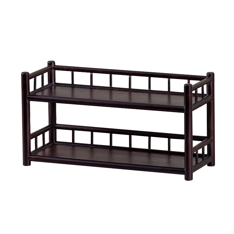 Chinese Style Desktop Teapot Rack Small Bogu Rack Tea Cup Rack Tea Set Storage Rack Tea Room Tea Table Cup Rack