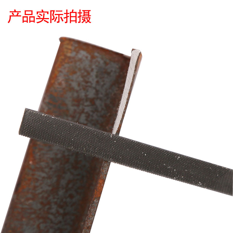 Double color handle assorted file knife woodworking polishing small file 10-piece set file flat triangular semicircular file factory wholesale