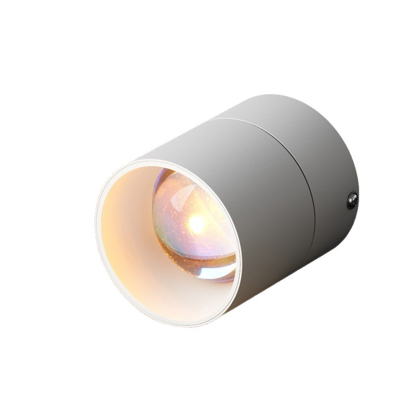 Surface-Mounted Spotlight, Sunless Spotlight, Wall Washer, Adjustable Angle, Home Living Room, Entrance Hall, Picture Atmosphere Light, Shop Lighting