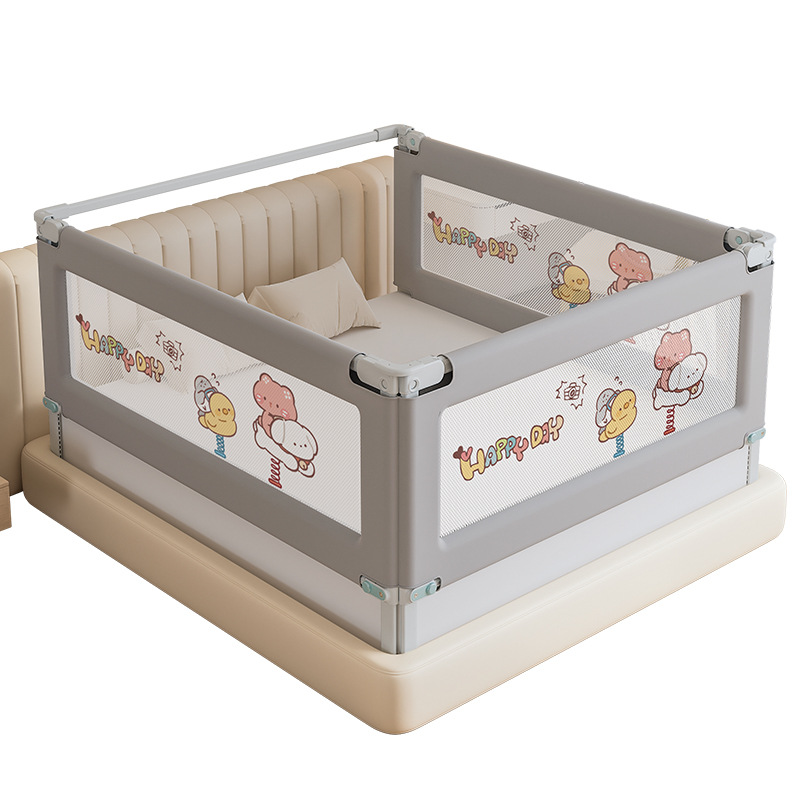 Baby Children's Fence Bedside Children's Bed Guardrail Baby's Lifting Anti-falling Baffle Guard One Side Three Side Universal