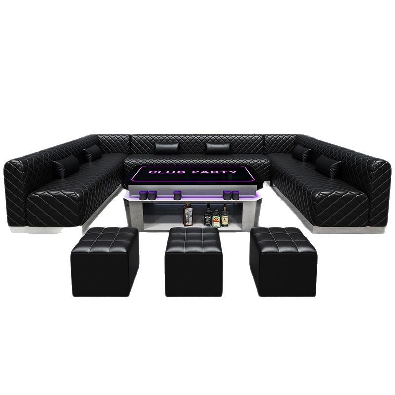 Factory Direct Sales Box Villa Ktv Nightclub Party Ul Corner Luminous Coffee Table Card Holder Bar Sofa