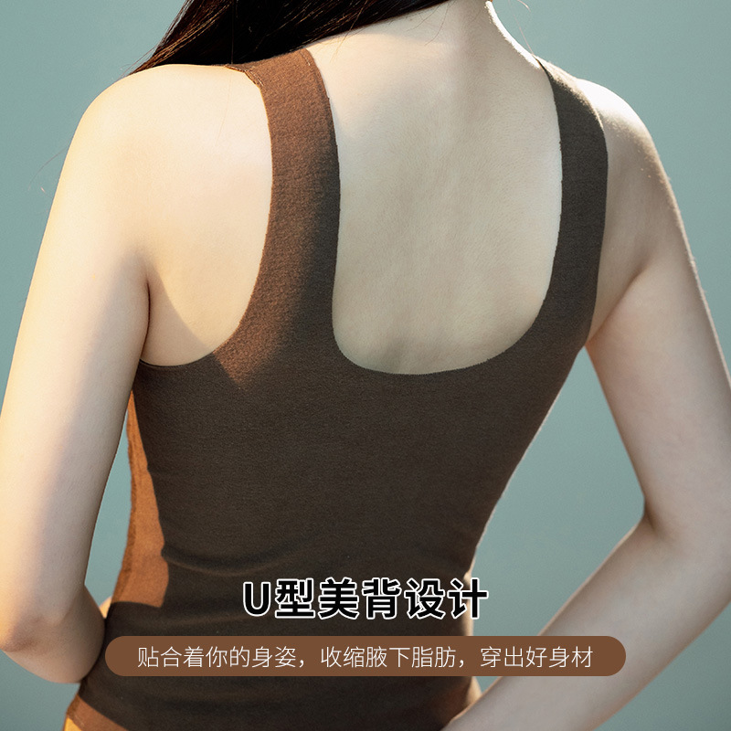 8864 Autumn and Winter New Lace Wide Shoulder Strap Lightweight and Comfortable Slim-fit Slimming Inner and Outer Wear Beauty Back Underwear