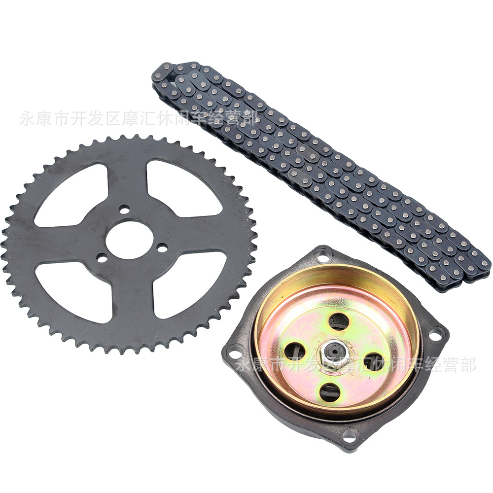 Mini motorcycle accessories 47/49CC small sports car two punch and gear plate chain chain plate big fly small chain T8F