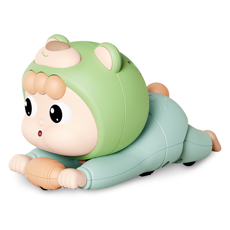Children's Electric Toy Sports Niuniu Baby Guide Crawling Head Up Practice Early Education Educational Puzzle Baby Baby Learn to Crawl