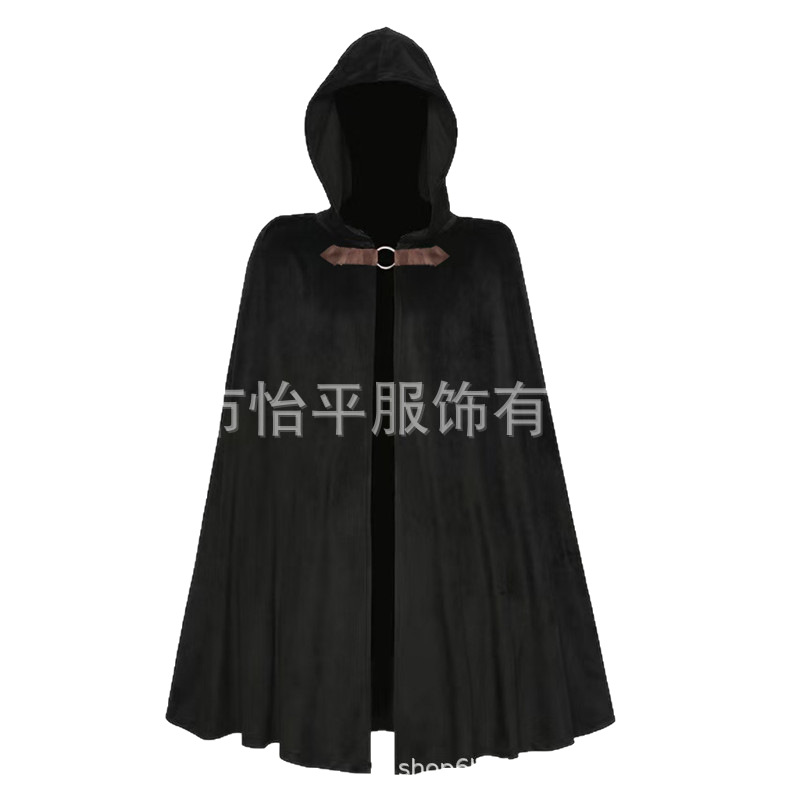 Halloween Mask Cloak Kidsren's Medieval Cloak Adult Star Wars Cos Jedi Knight Cloak Costume