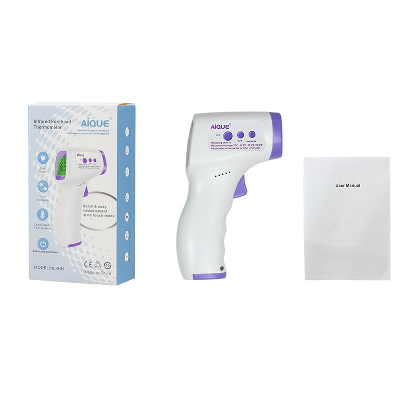 Cross-Border Spot Medical Infrared Thermometer Non-Contact Thermometer Household Accurate Temperature Measurement Smart Forehead Thermometer