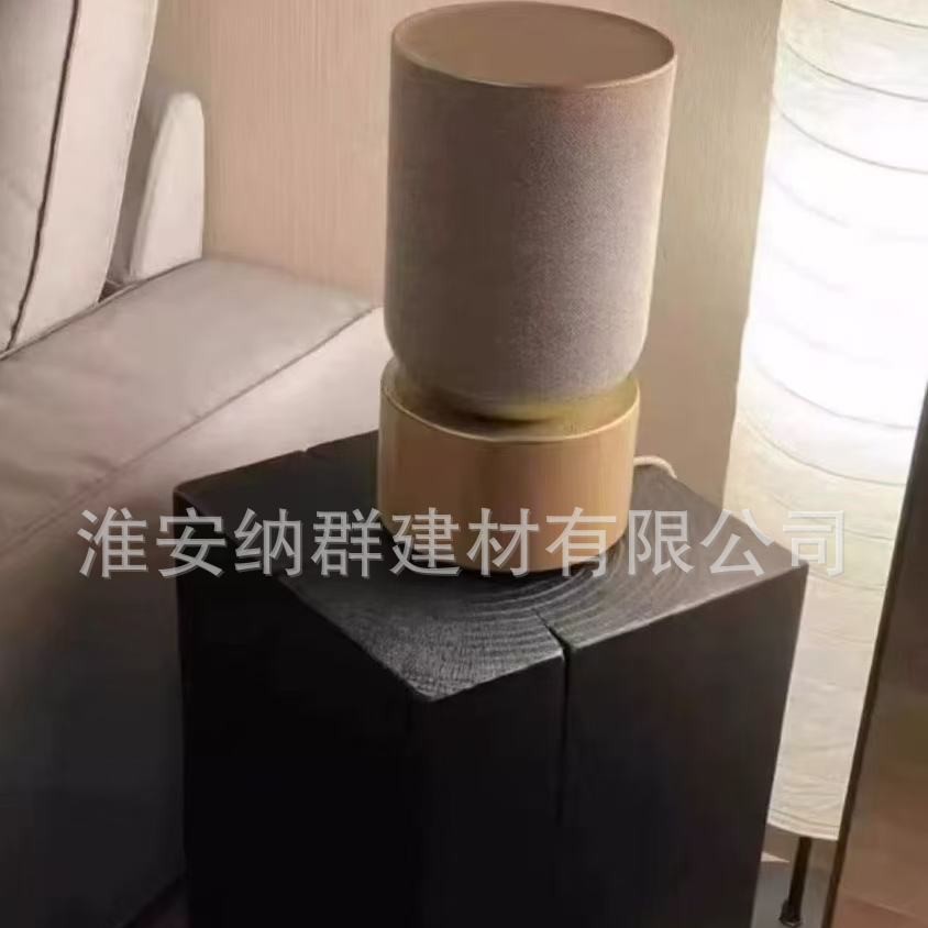 Wabi-Sabi Style Carbonized Square Wooden Pedestal Column Furniture Solid Wood Base Ornament Side Table Root Carving Carbonized Wood