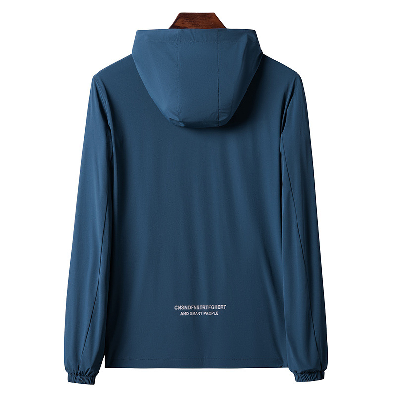 Sun Protection Clothing Men's Summer 2022 New Casual Large Size Hooded Youth Jacket Sun Protection Clothing Men's Skin Clothing Trendy