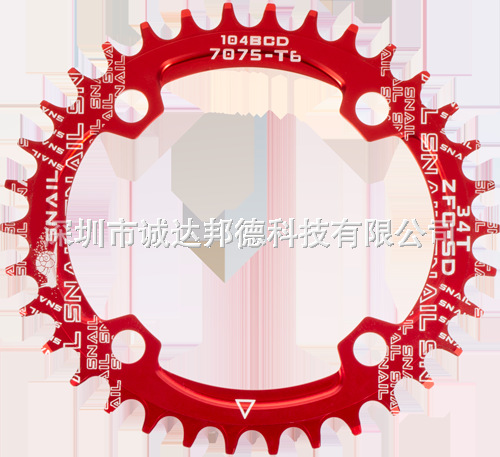 SNAIL положительная и отрицательная зубчатая пластина, зубчатая пластина для горного велосипеда, однослойная 96/104BCD, овальная 32T/34t/38 зубов