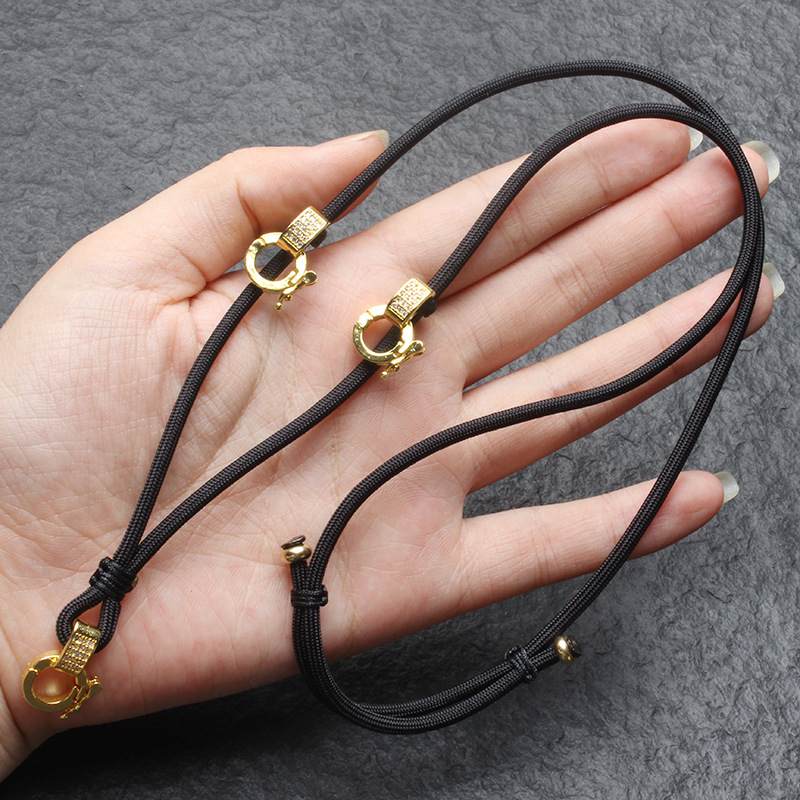 Thai Buddha Amulet Pendant Thangka Rope Quick Release Buckle Buddha Amulet Lanyard Buddha Amulet Chain Movable Buckle Convenient Buckle Removable