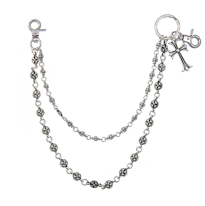 Crodo Element Trouser Chain Bag Hanging Chain Sword Round Bead Cross Waist Chain Lobster Buckle Pendant Jeans Chain