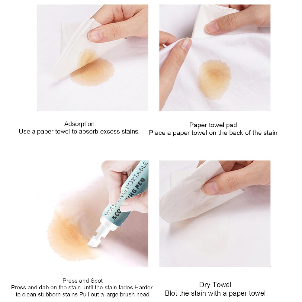 Cross-border Daifa Wash-free Portable Decontamination Pen 10ml Powerful Degreasing Decontamination Pen Clothes Cleaning Dry Cleaning Agent