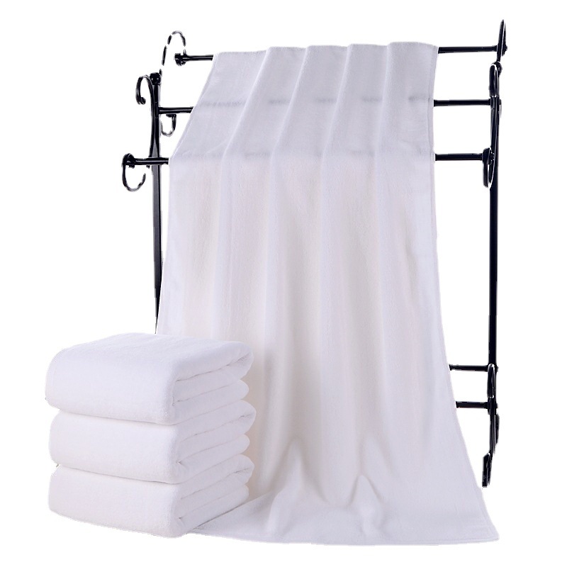 Wholesale disposable white bath towel towel Hotel hotel bath beauty salon bed bath towel absorbent lint