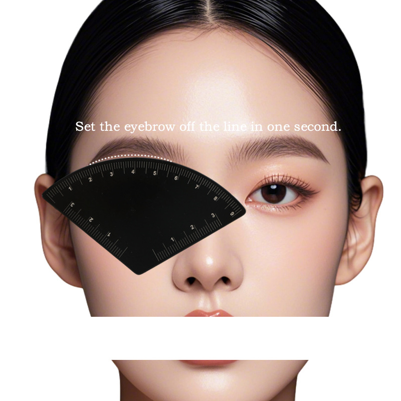 Beginner's One-Minute Eyebrow Drawing Tool, Quick Eyebrow Design Tool, Eyebrow Drawing Caliper, Quick Eyebrow Design Auxiliary Ruler