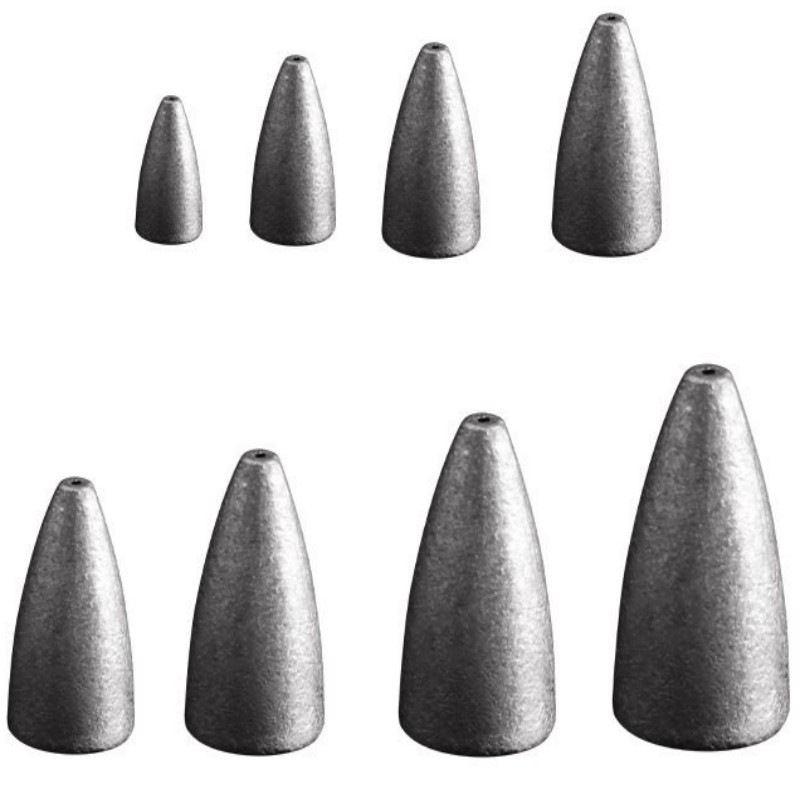 Luya bullet lead concave bottom Luya bullet lead wholesale plastic heart ordinary Texas fishing group Luya lead pendant fishing gear