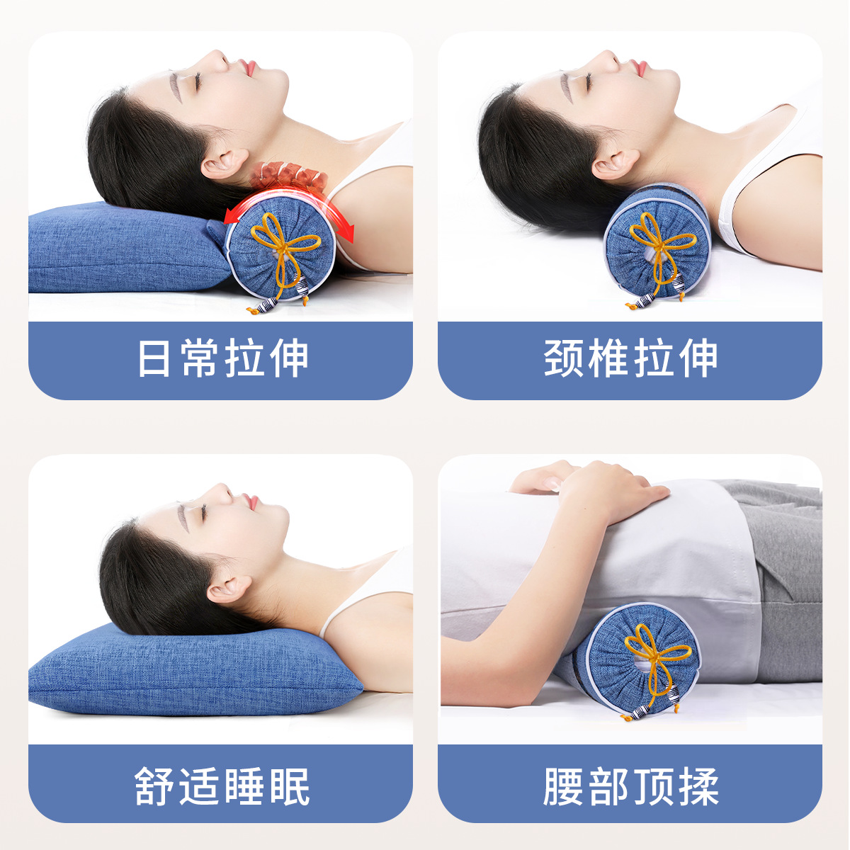 wormwood buckwheat 12 Chinese herbal medicine cervical pillow inflatable electric heating combination pillow conjoined pillow Chinese herbal medicine wormwood pillow