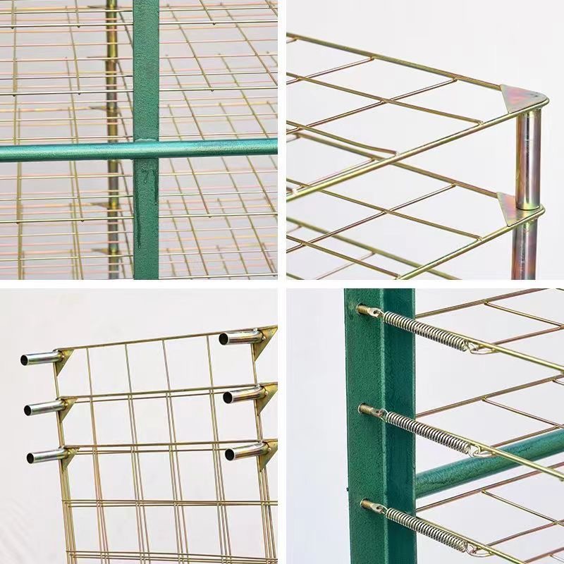 Direct selling stainless steel lasagna rack turnover car 50 layer silk screen drying rack PCB baking rack silk screen baking rack