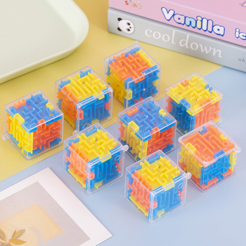 Early education educational maze toy maze ball children's 3d ball maze rotating puzzle cube