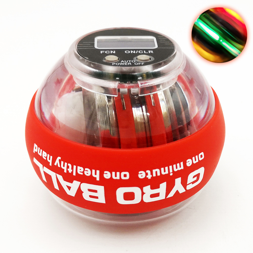 Ruisibo Wrist Ball Self-Initiating Luminous Counting Fitness Wrist Strength Gyro Centrifugal Ball