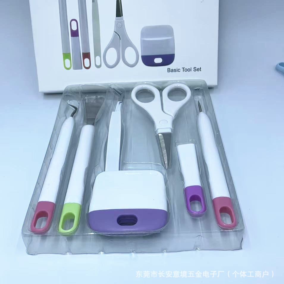 Cross-border new style vinyl weeding tool DIY hand account set of 6 tools