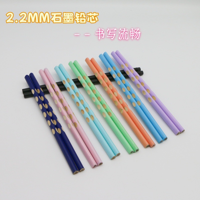 Цветной карандаш с шестигранным стержнем и ластиком, оптовая продажа канцелярских товаров