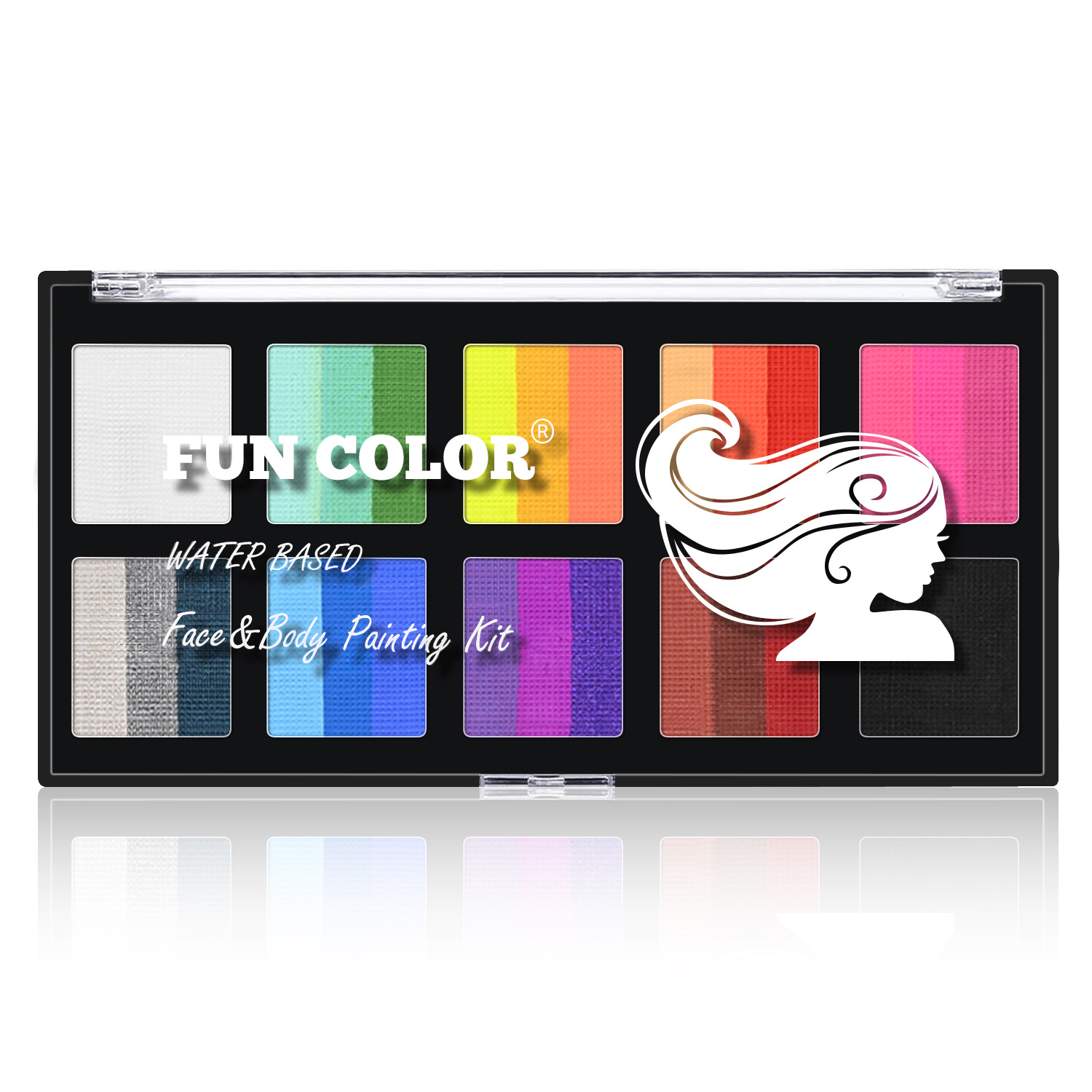 Кросс-бордерный популярный набор инструментов для рисования лиц, водорастворимые наклейки для бровей детей, абстрактный футбол, животные, человеческое тело