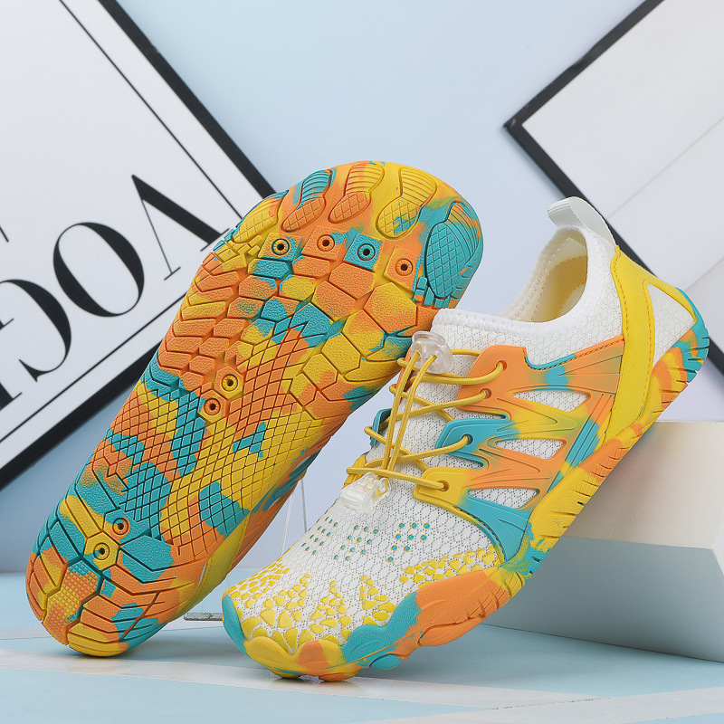 Cross-Border Outdoor New Hiking and Mountaineering Non-Slip Sports Shoes for Men, Beach Quick-Drying Water Shoes for Women, Couple's River Tracing Shoes